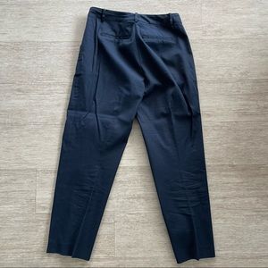 Tahari Cropped Dress Pants - Navy